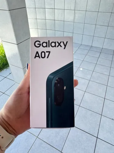 Celular Samsung Galaxy A07 256GB Verde 8GB RAM Tela 6,7" Câm. Dupla + Selfie 8MP