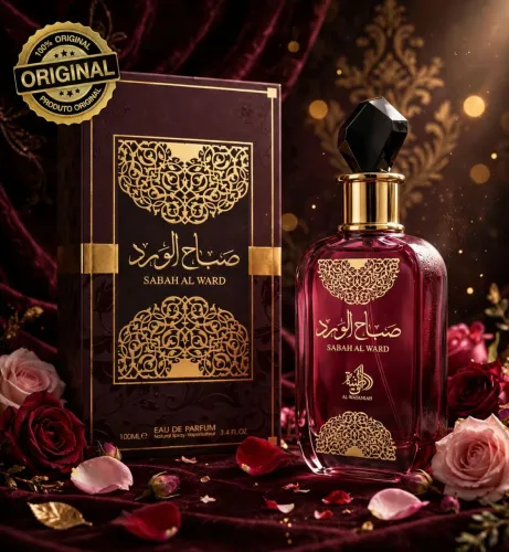 ? Perfume Árabe Sabah Al Ward, Feminino 100ml - Original ?
