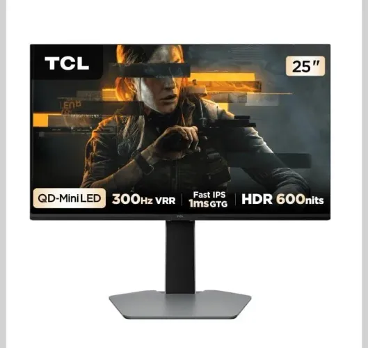 Vendo Monitor Gamer TCL 25 Polegadas QLED Mini LED Full HD G64 300Hz 1ms