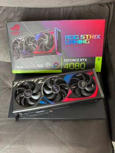 RTX 4080 ROG STRIX 16GB semi nova 