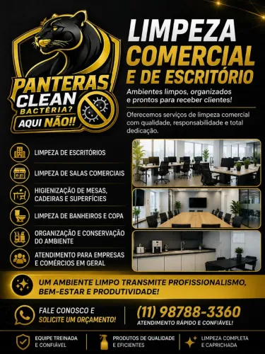 Limpeza escritório, loja,  comércio em geral 