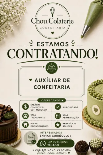 Auxiliar de confeitaria