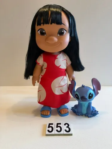 BONECA LILO 37 CM E BONECO STITCH 12 CM