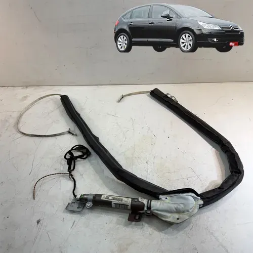 Cortina Airbag Lateral Esquerdo C4 Hatch 2009 2010 2011 Bege