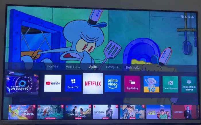 telão smart tv philips 50 4k tudo funcionando perfeitamente.