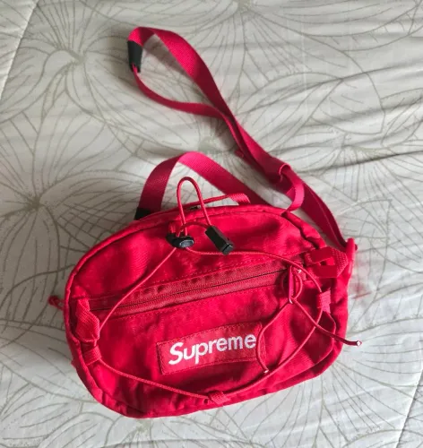 Pochete vermelha da Supreme Waist Bag (FW20)