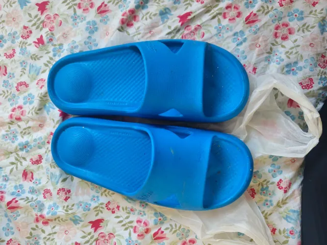 Sandália masculina nuvem azul 