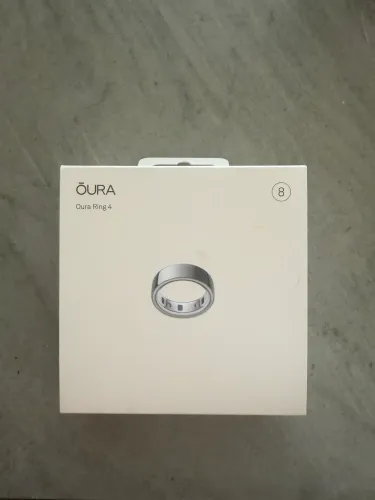 OURA RING SIZE 8 PRATA