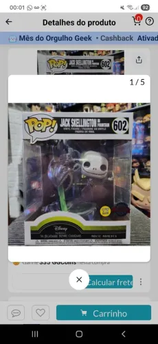 Funko Pop Jack Skellington Disney 