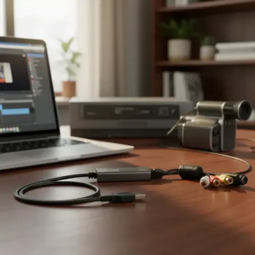 Placa de Captura Hauppauge USB-Live2 - Captura VHS / Vídeo Analógico para PC