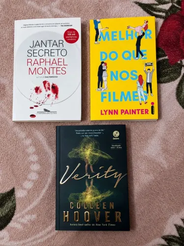 Trio de Livros em Ótimo Estado - R$ 150