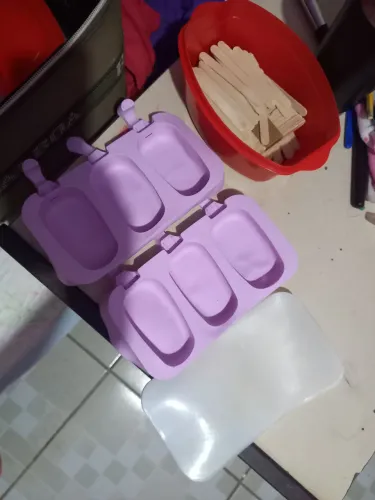 Forma de picolé de silicone