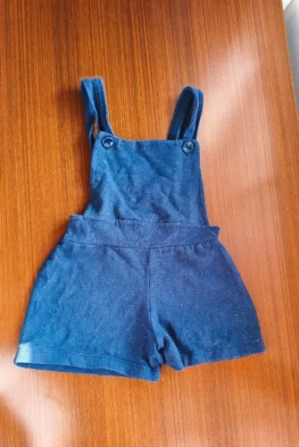 Macacão jardineira menina tam 1