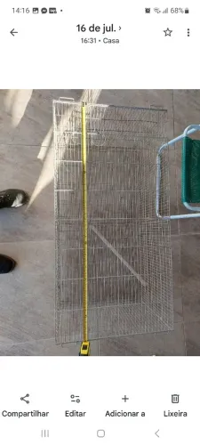 Gaiolas galvanizada para periquito, agapornes,calopsita e roseulas.