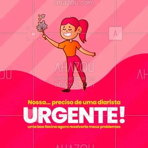 PRECISO DE UMA FAXINEIRA DIARISTA 1 VEZ POR SEMANA