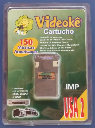 Cartucho IMP- USA 2 para Videokes 2500/s/9000/cmp210. 150 Músicas Americanas