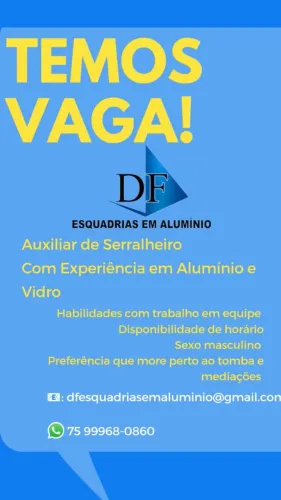 Auxiliar de Serralheiro