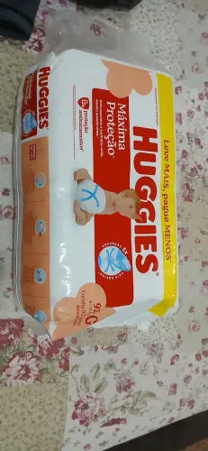 Fraldas huggies 90 unidades tam: G