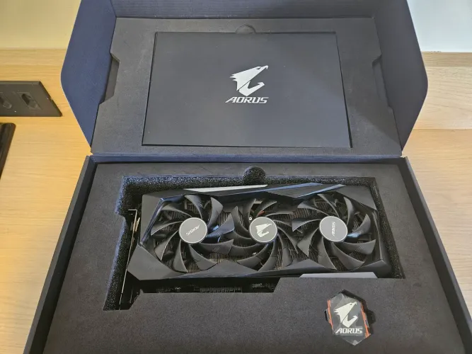 Rtx 3070 Aorus Master com Caixa e Nota (Analiso Trocas)