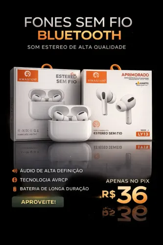 Fone de Ouvido Bluetooth promoção até durar o estoque