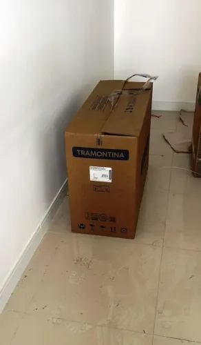 Coifa Inox Tramontina New Dritta Isla 90 - 220 v