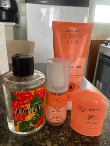 Kit pessegura + colônia PHEBO gerânio bourbon