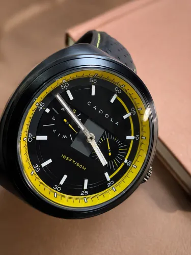 Relógio Cadola Giulia Calendar Yellow Black