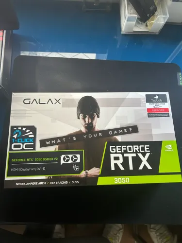 Placa de Vídeo Galax Geforce Nvidia RTX 3050 6GB EX V2