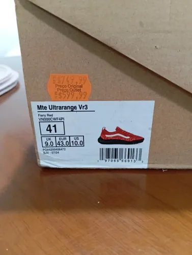 Vendo tênis Vans ORIGINAL cor Laranja