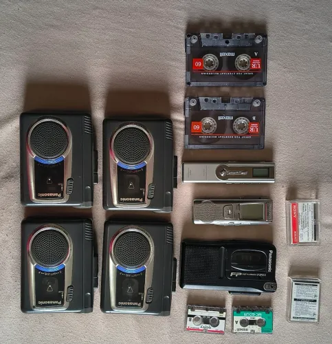 7 gravadores vintage