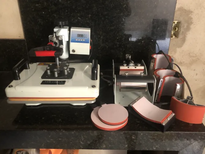 Prensa para sublimação 6 em 1