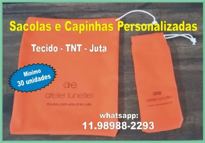 Sacolas e Capinhas Personalizadas