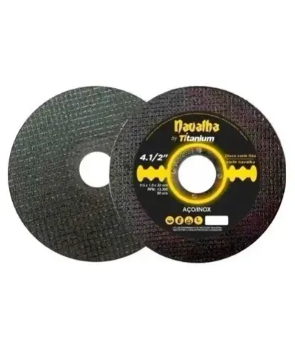 Disco De Corte Extra Fino Inox Navalha 4.1/2 - 35 Und.