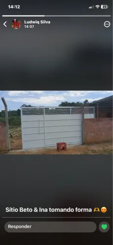 Portão 100% galvanizado 
