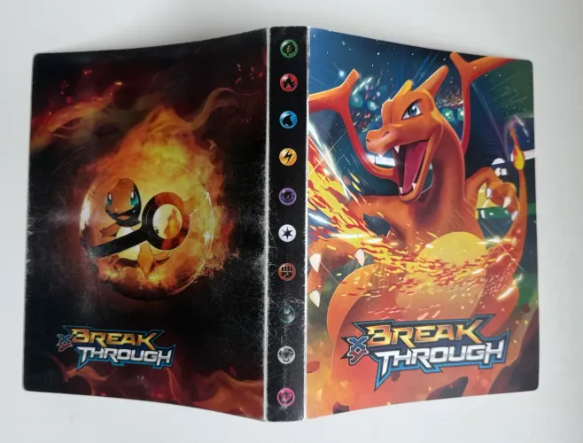 Álbum Fichário Pokémon XY Break Throug Charizard
