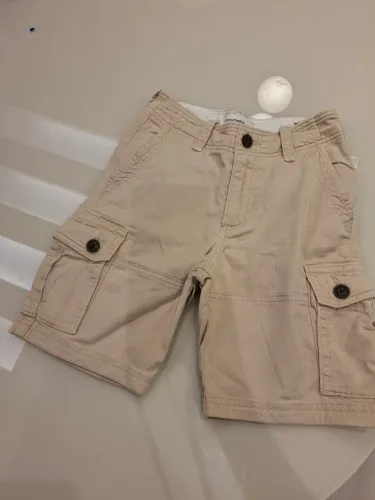 Bermuda cargo Abercrombie Kids bege