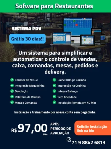 Sistema para Bar Lanchonete Restaurante