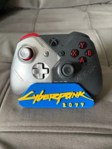 Controle Xbox Cyberpunk 2077 + suporte temático
