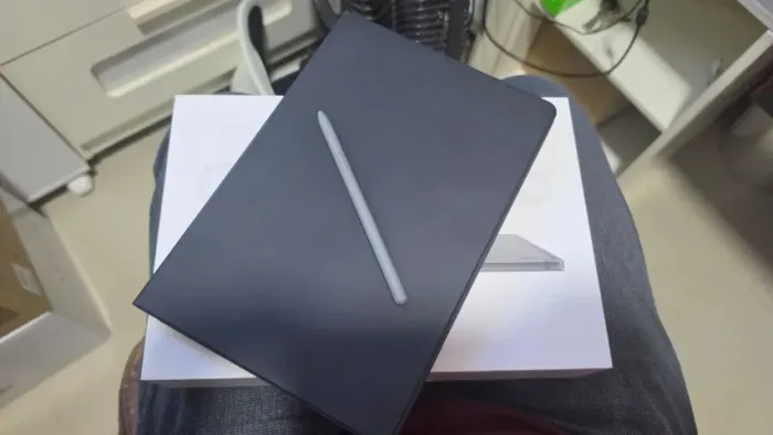 ? SAMSUNG GALAXY TAB S9 FE 128GB + CANETA + CAPA + CAIXA
