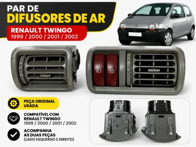 par de difusor renault twingo 2000/2001/2002