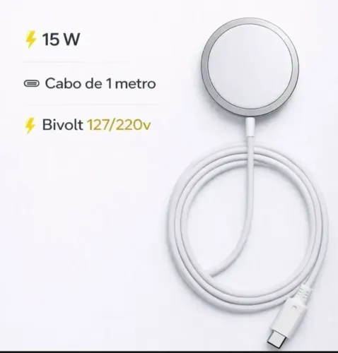 Carregador Magnético por Indução Genérico