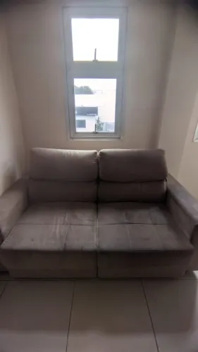 Sofá Retrátil e Reclinável 2 Lugares Marrom