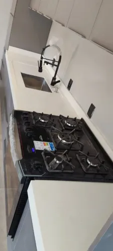 Bancada Cozinha quartzo branco