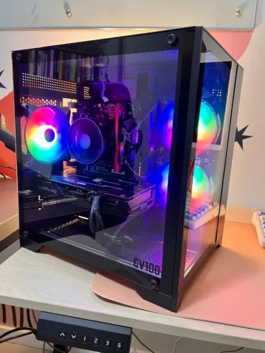 PC Gamer I7 7700 + 16gb + RX 5500XT + 240 SSD - Em excelente estado