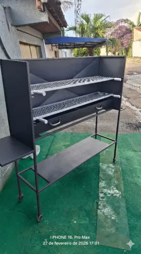 Churrasqueira para espetinho com 160 de comprimento 