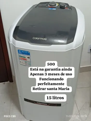 Tanquinho 15  kilos colomark
