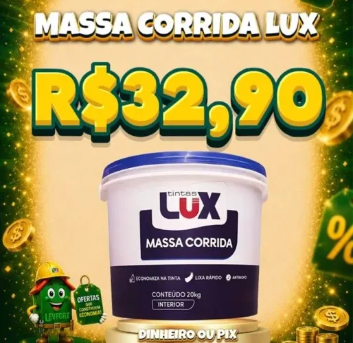 Massa corrida da lux