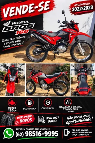 Moto muito nova de mulher