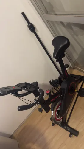 OPORTUNIDADE! Bicicleta Spinning + Kit de Musculação - R$ 650