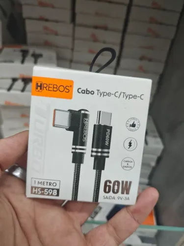 Cabo Adaptável Dual TipoC 60W - 1M